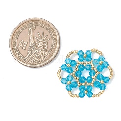 7шт подвески из стеклянного бисера&nbsp;PALLOY-MZ01245