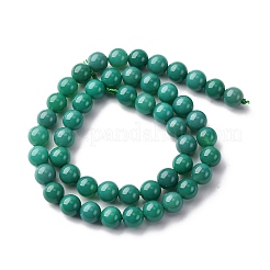 Натуральные бусины из зеленого оникса и агата (окрашенные и нагретые) G-K393-A03-8mm