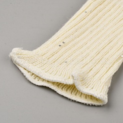 Гетры из пряжи из акрилового волокна с пайетками&nbsp;AJEW-WH20064-46B