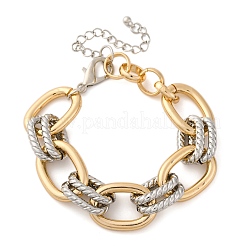 Браслеты-цепочки из железа&nbsp;LS-BJEW-U042-02GP