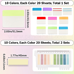 3 комплект из 2 прямоугольных бумажных блокнотов DIY-GF0007-50