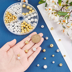 190шт 6 стильные латунные бусины&nbsp;KK-PH0005-51