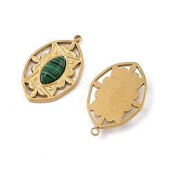 Синтетического малахита подвески&nbsp;STAS-P380-18G-02