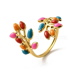 Кольца-манжеты из нержавеющей стали 304 с эмалевым покрытием&nbsp;RJEW-D309-01G