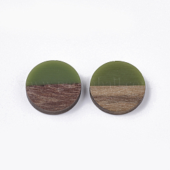 Кабошоны из смолы и ореха&nbsp;RESI-Q210-010A-A01