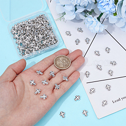 150 шт. бусины из цинкового сплава в тибетском стиле&nbsp;TIBEB-ME0001-02