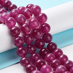 Окрашенные природные малайзии нефрита бисер нитей&nbsp;G-G021-02B-03