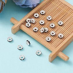 Латунные бусины разделители для поставки стразов&nbsp;RB-YW0001-05B-04S