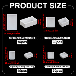 Пластиковые пустые кастрюли акварельные краски&nbsp;AJEW-PH0006-10