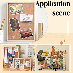 36 шт. железные канцелярские кнопки&nbsp;AJEW-WR00005