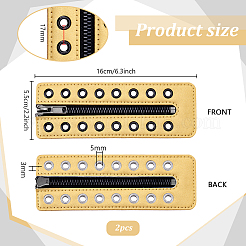 2 шт. ПУ молния аксессуары&nbsp;FIND-PH0028-27C