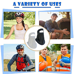 2 шт. двухцветная полиэстеровая подвесная маска для ушей&nbsp;AJEW-DJ0006-36