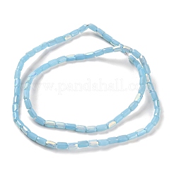 Нити стеклянных бусин с имитацией матового нефрита&nbsp;GLAA-P058-07A-06