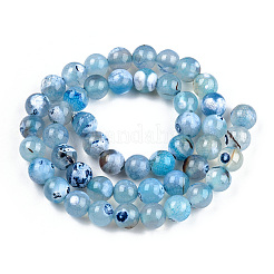 Природные пожары треск агат бисер нитей&nbsp;X-G-S346-8mm-19