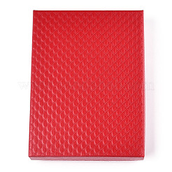 Шкатулки для драгоценностей из фактурного картона с ромбами&nbsp;CBOX-T006-01D