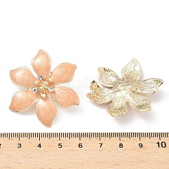 Серьги сплава горный хрусталь&nbsp;LS-EJEW-P310-02G-02