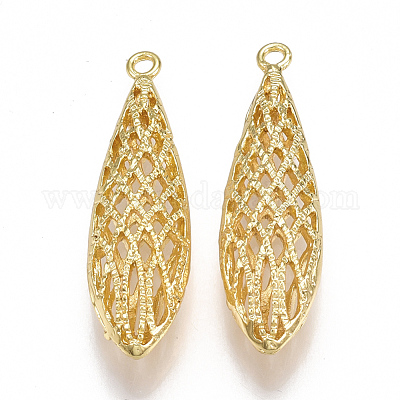 Латунные подвески&nbsp;KK-T038-89G-1