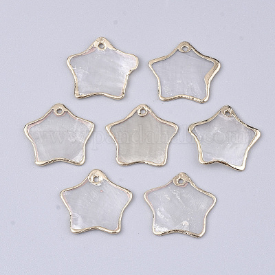 Гальванические подвески capiz shell&nbsp;SHEL-T012-15-1