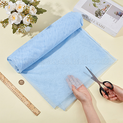 Сетчатая ткань из полиэстера&nbsp;DIY-WH0740-17C-1