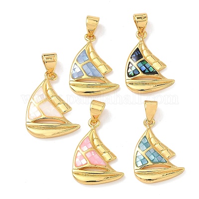 Латунь эмаль подвески&nbsp;KK-H534-04G-1