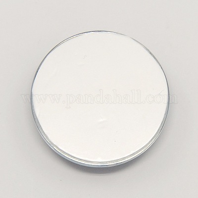 Ретро черно белое изображение стекло кабошоны GGLA-A002-10mm-NN-1