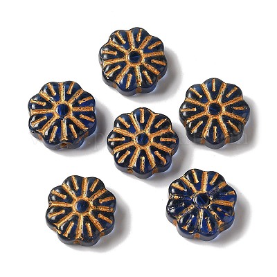 Прозрачные бусины лэмпворк&nbsp;LAMP-P065-03A-09-1