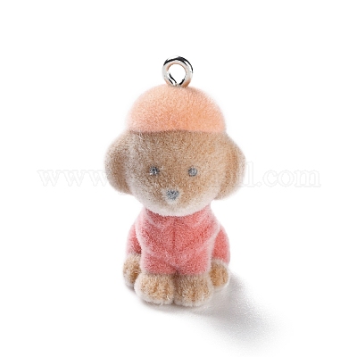 Кулоны из флокированной смолы RESI-A040-03B-1