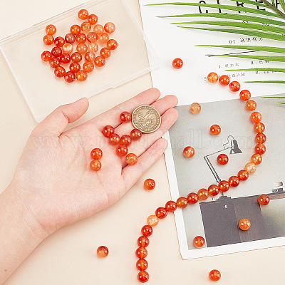 2 нити натуральных бусин сердолика&nbsp;G-OC0004-56-1