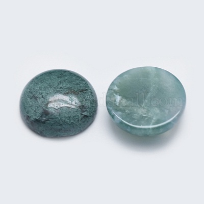 Природные моховой агат кабошонов G-G760-B02-18-1