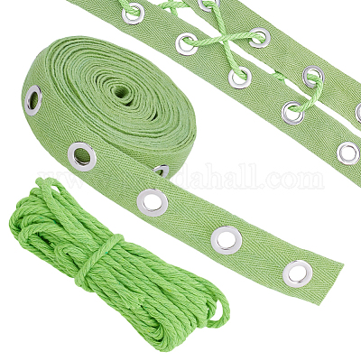 Хлопковые ленты с рисунком «елочка»&nbsp;OCOR-WR0001-55B-1