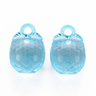 Осенняя тема прозрачные акриловые подвески TACR-T024-04B-946-1