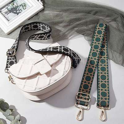 2 шт. регулируемые ремни для сумки из полиэстера с геометрическим узором 2 цветов&nbsp;FIND-PH0003-73-1