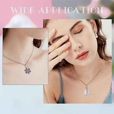 30 шт. 3-х цветные латунные защелкивающиеся дужки&nbsp;KK-SC0003-56-1