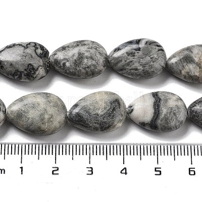 Натуральный картографический камень/полихромная яшма/камень Пикассо/нити бусин из яшмы Пикассо&nbsp;G-P528-L11-01-1