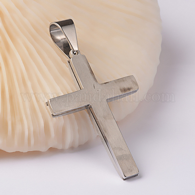 Большие подвески-кресты из нержавеющей стали 304 STAS-I043-04-1