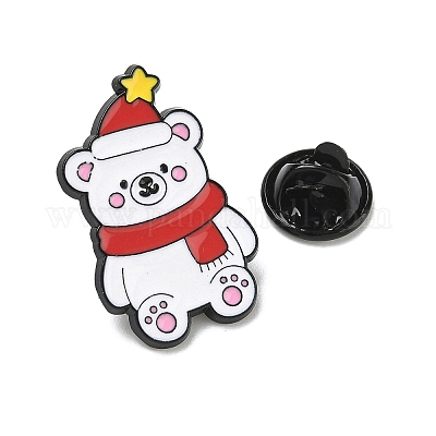 Рождественские эмалевые булавки&nbsp;LS-JEWB-I050-01EB-07-1