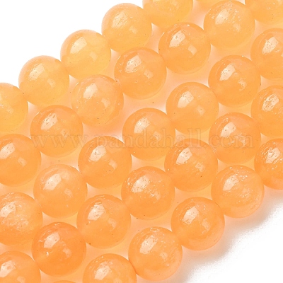 Мед натуральный нефрит бисер пряди&nbsp;G-H343-D10-12mm-1