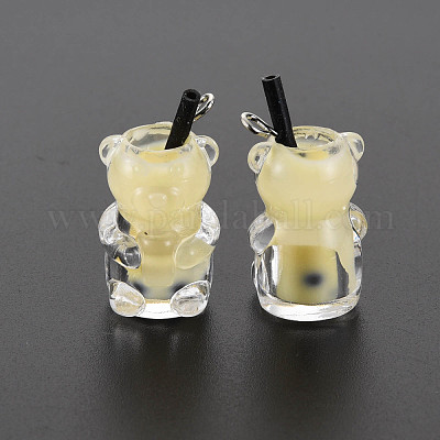 Подвески из непрозрачной смолы RESI-T052-03A-1