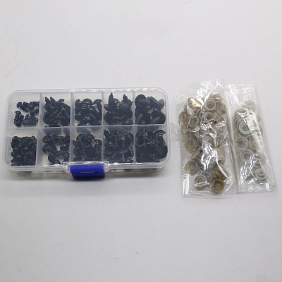 Набор пластиковых глаз для кукол своими руками&nbsp;DOLL-PW0001-443-1