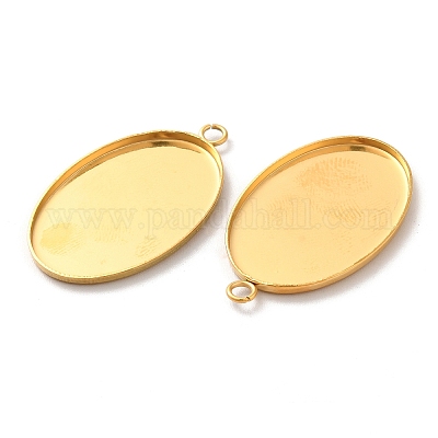 Ионное покрытие (ip) нержавеющая сталь 304 подвеска кабошон оправа&nbsp;X-STAS-K148-03G-1