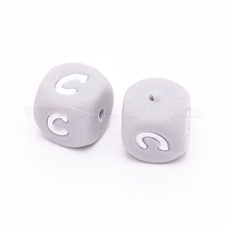 Силиконовые бусины&nbsp;LS-SIL-WH0002-25C-C-1