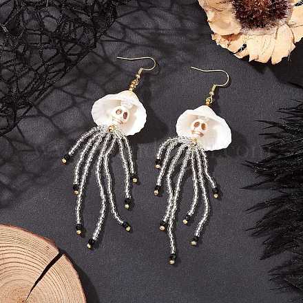 Серьги-подвески из нержавеющей стали 304 EJEW-MZ00530-02-1