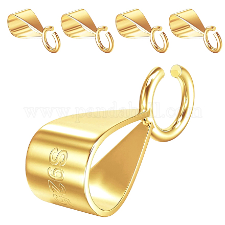 6 шт. 925 серебряные трубчатые дужки&nbsp;STER-SC0001-64G-1