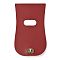 Imitation Leather Bag Cover, with Alloy Twist Lock Clasps, Bag Replacement Accessories, Antique Bronze, Red, 23.1x13.5x0.15~2.2cm, Hole: 1mm