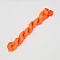Nylon Thread, Nylon Jewelry Cord for Custom Woven Bracelets Making, Orange Red, 1mm, about 26m/bundle, 10bundles/bag, about 284.34 Yards(260m)/Bag.