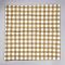 Linen Pillowcases, Square with Tartan Pattern, Tan, 445x445x2mm