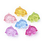 Transparent Acrylic Pendants, Car, Mixed Color, 36x44x20.5mm, Hole: 3mm, about 35pcs/500g