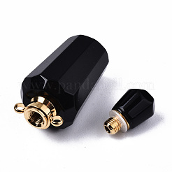 Граненые подвески из натурального обсидиана&nbsp;G-T131-14A