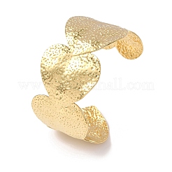 Браслеты-манжеты из нержавеющей стали 304 для женщин&nbsp;BJEW-Z159-01G