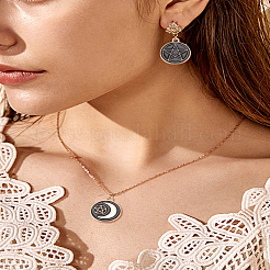 40шт 5 стиля подвески из сплава с эмалью&nbsp;ENAM-LP0002-05